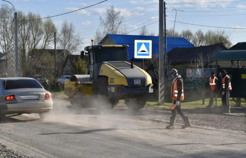В Рязанской области начали чинить участок трассы Шацк–Тамбов